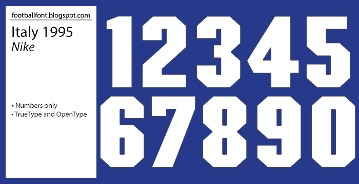 Jersey Number Font Download