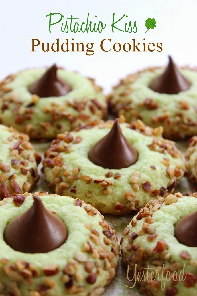 Yesterfood Pistachio Kiss Pudding Cookies