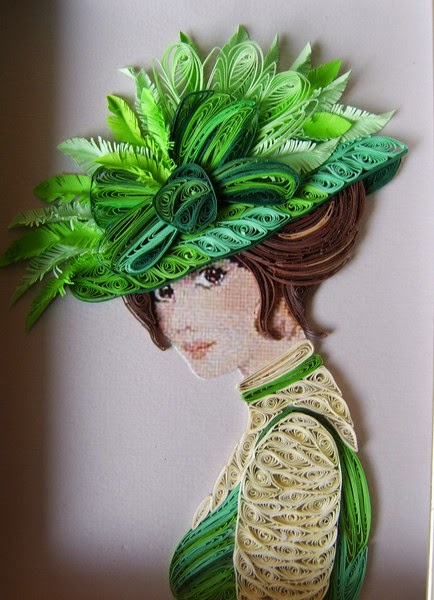 amazing paper quilling ; female characters ~ Creative Art and Craft Ideas