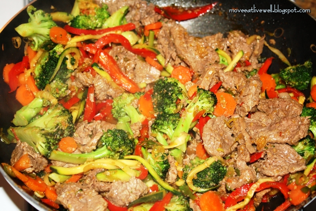 Move. Eat Healthy. Live Better. ORANGE GINGER STEAK STIRFRY
