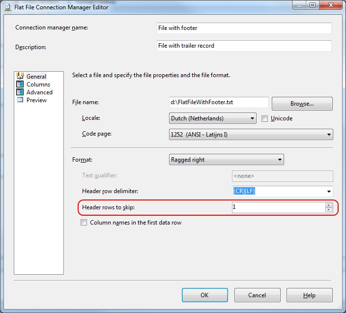 Ssis Create Flat File Header Ssis Create Flat File Header