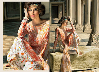 Spring/Summer Embroidery Lawn Dresses Collection 2013 By Manhoush