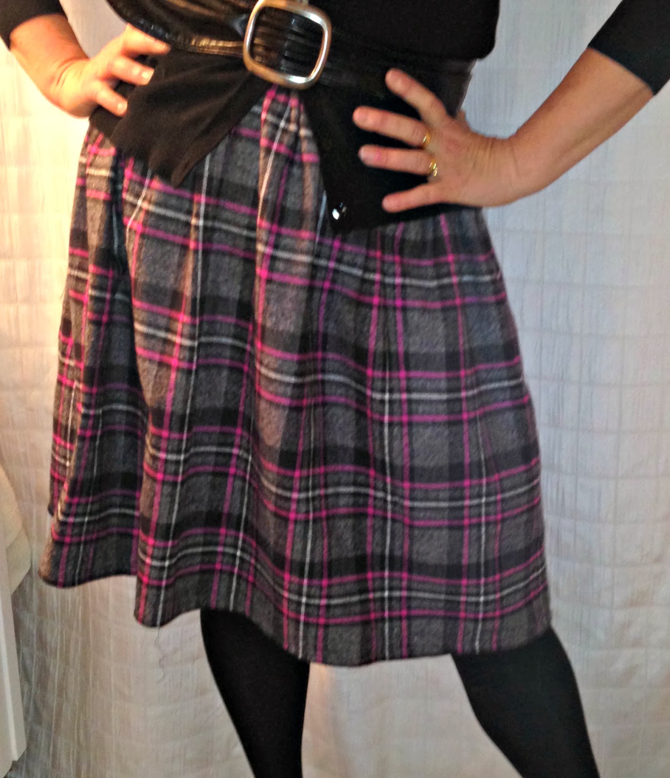 Plaid Flannel Skirt 59