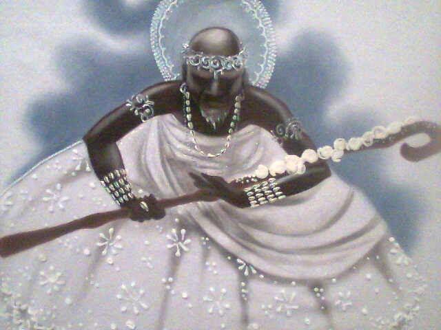 Yoruba Tribe Magnificent Creator Orisha Obatala Beaded Babalawo Crown ~  Nigeria
