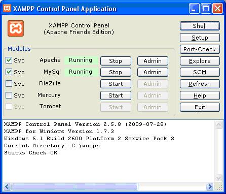 Enabling cURL on XAMPP