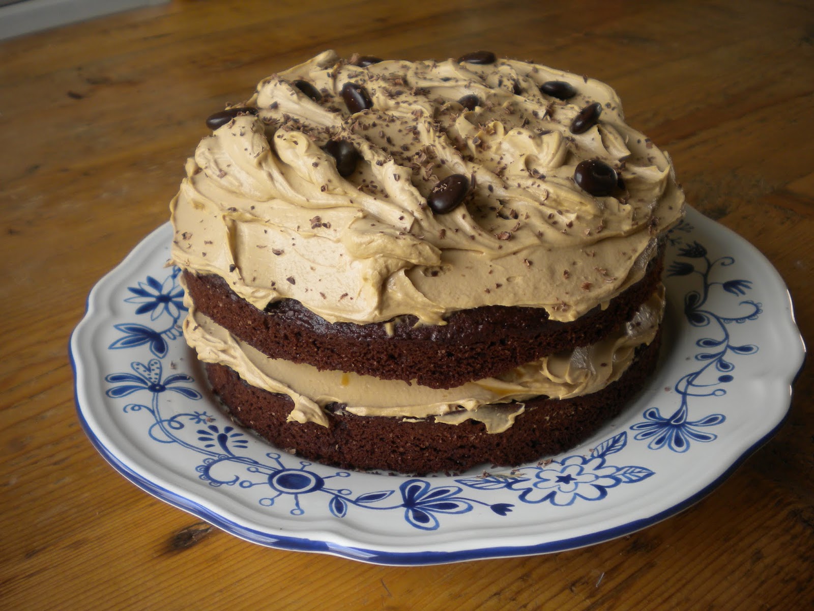 Conny Bakes DoubleDecker Chocolate Coffee Cake