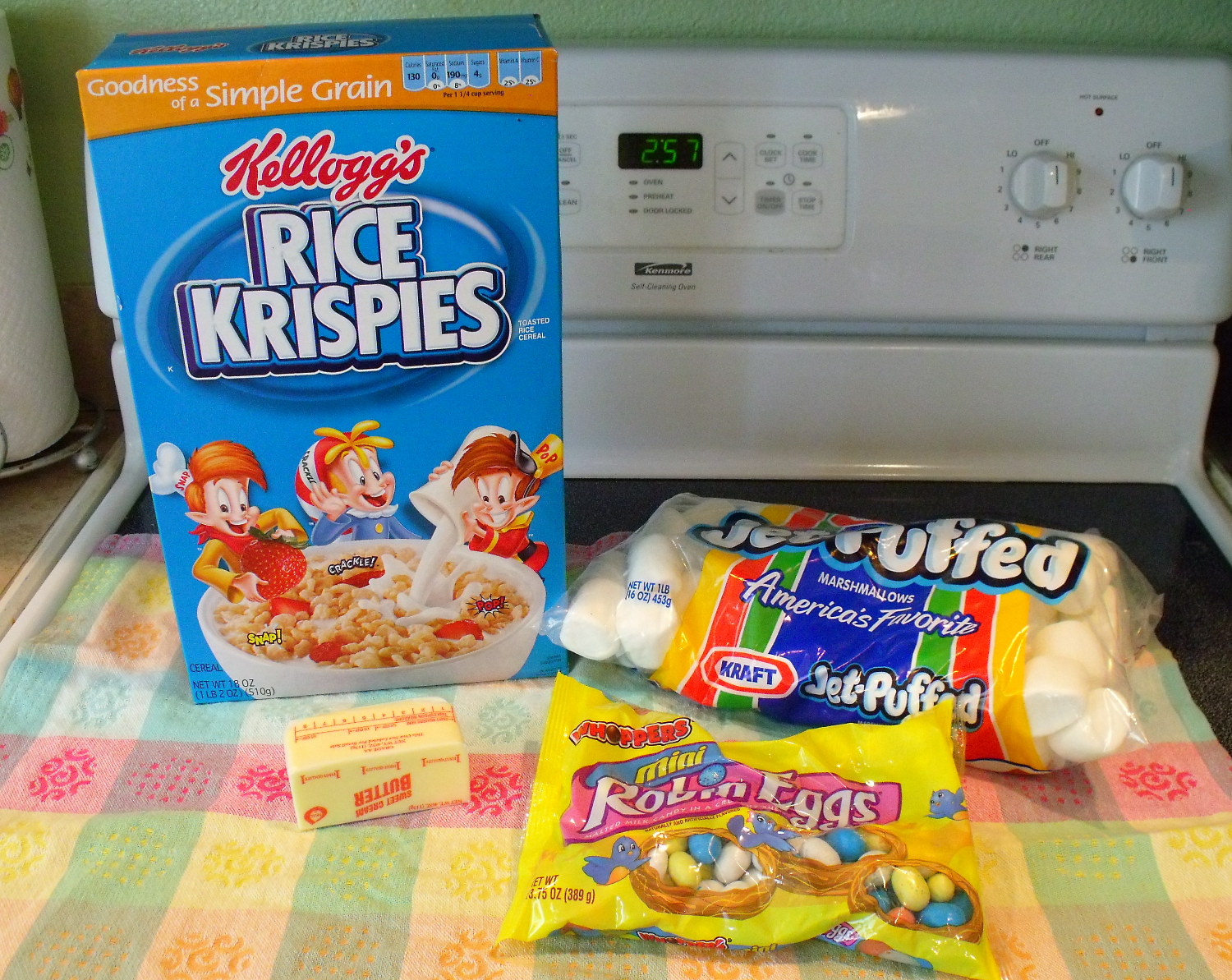 Clever, Crafty, Cookin' Mama Rice Krispie Bird Nests