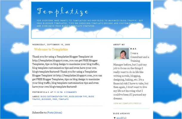 Free Art Graphics Clouds Blogger Theme Template Free Art Graphics Clouds Blogger Theme Template