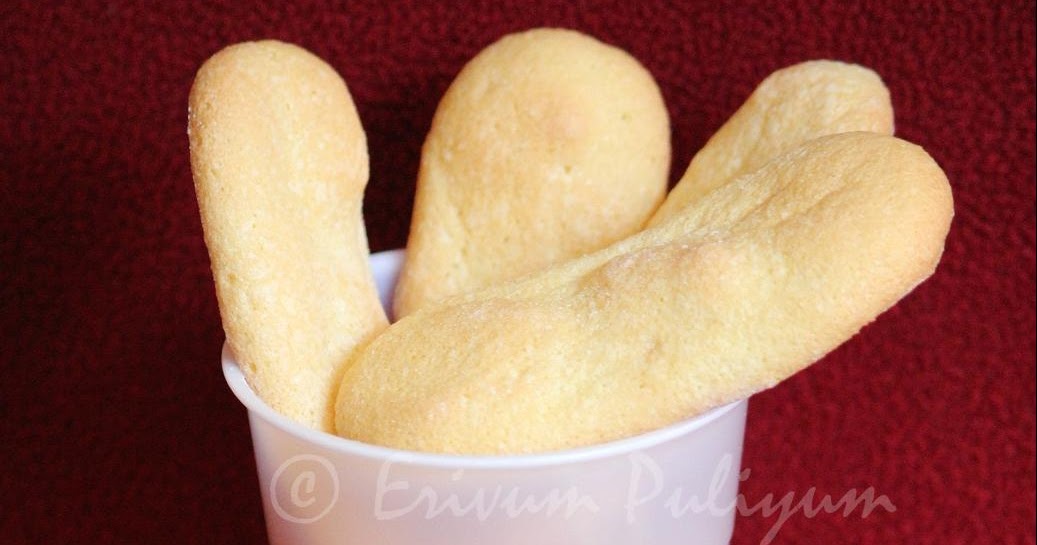 Erivum Puliyum Lady Finger Cookies Sponge Biscuits