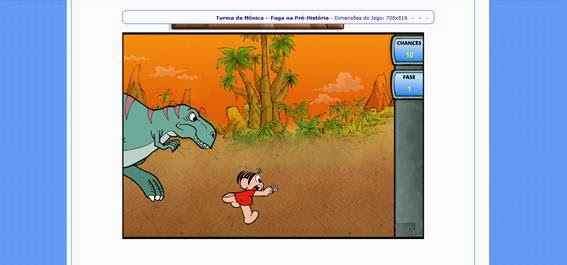 http://www.jogosonlinebrasil.com.br/jogos-online-gratis/turma-da-monica-fuga-na-pre-historia/