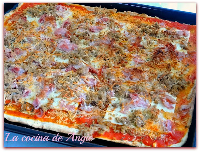 Pizza Domino&#180;s Con Pollo
