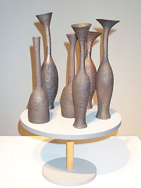 Louis Mendez Art Pottery Figural Sculptures, Set of Ten