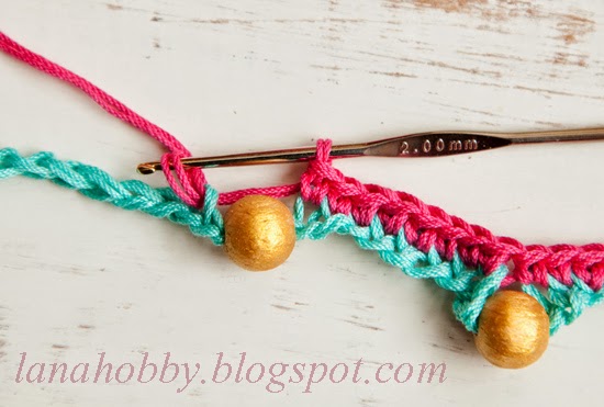 Crochet Beaded Necklace Free Pattern Tutorial