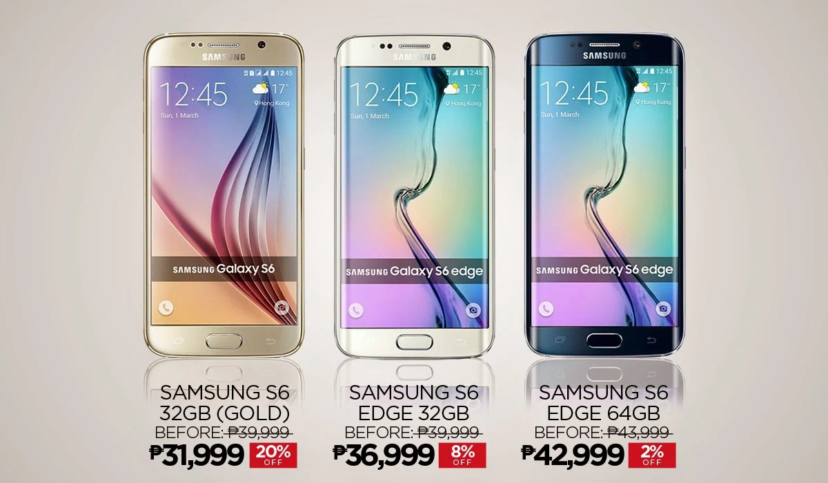 Samsung Galaxy S6 and S6 Edge in Lazada Philippines