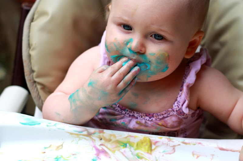 The Intentful Life DIY Edible Baby Finger Paints