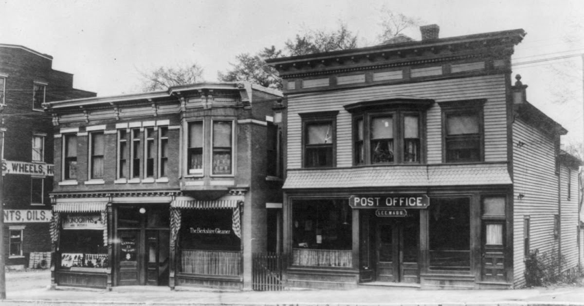 Exploring Western Massachusetts United States Post Office, Lee, MA c1910