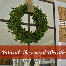 How to make a boxwood wreath. 