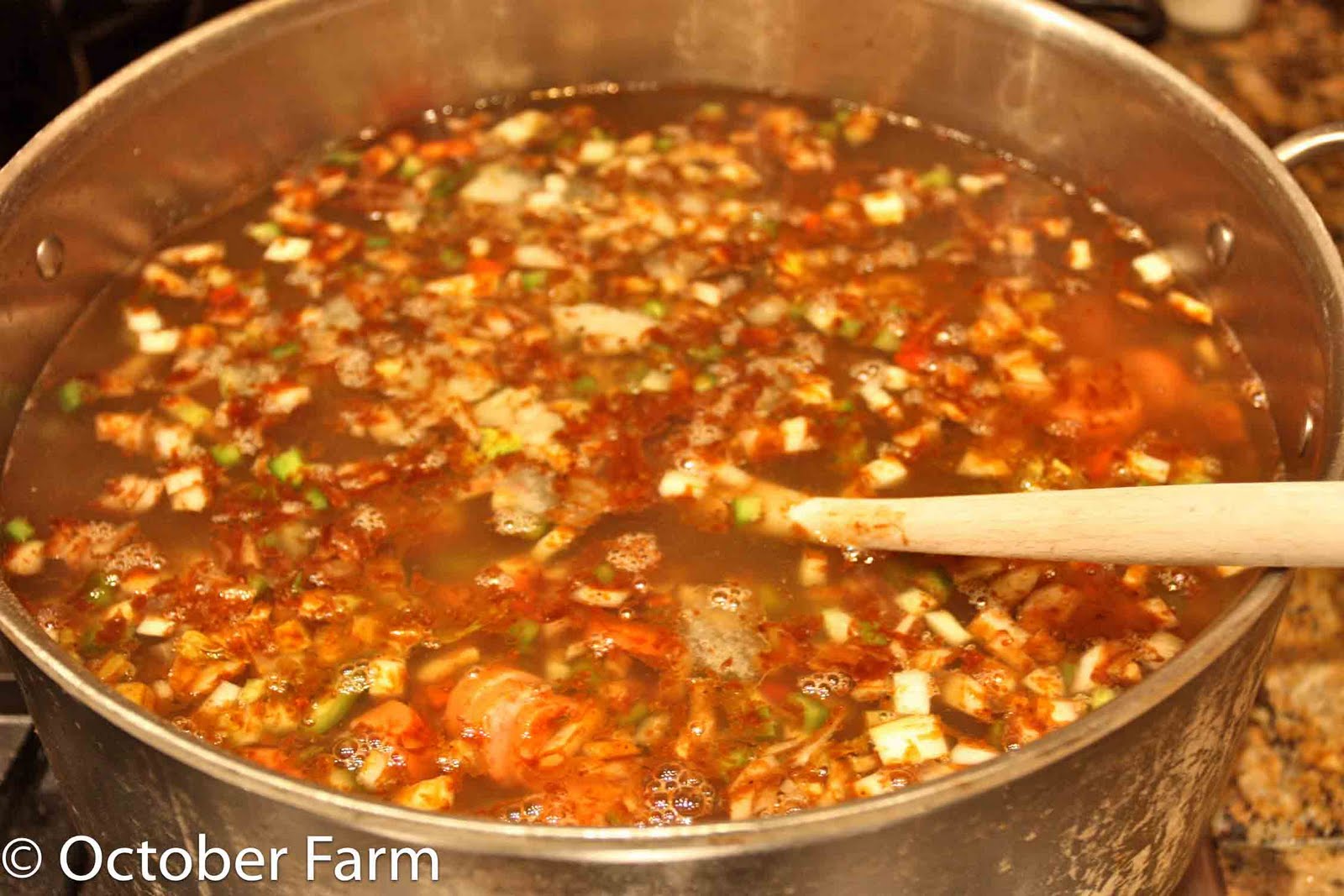 Turkey Bone Gumbo