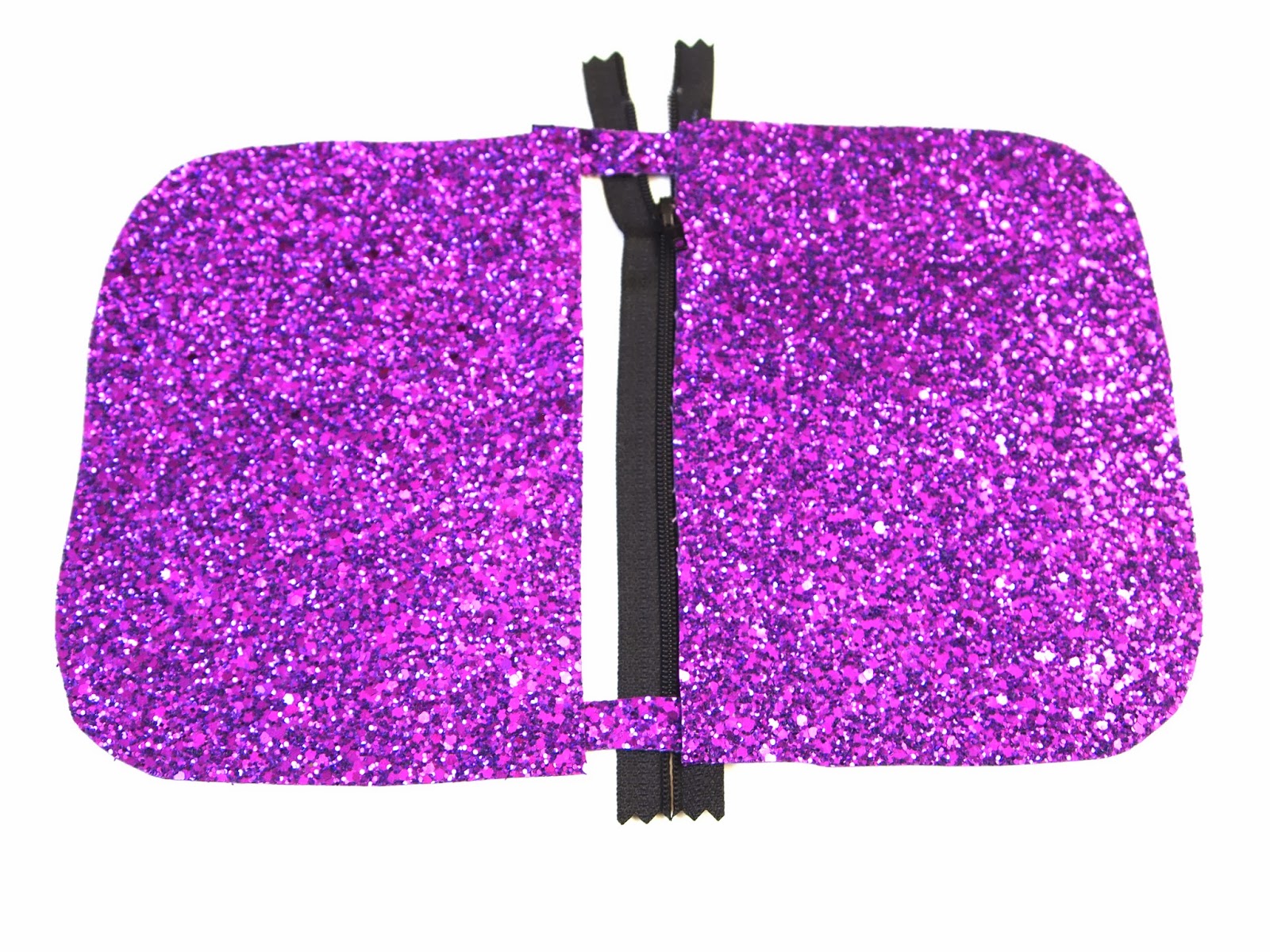 Crafty Alex DIY Glitter purse and kit How to make a purse