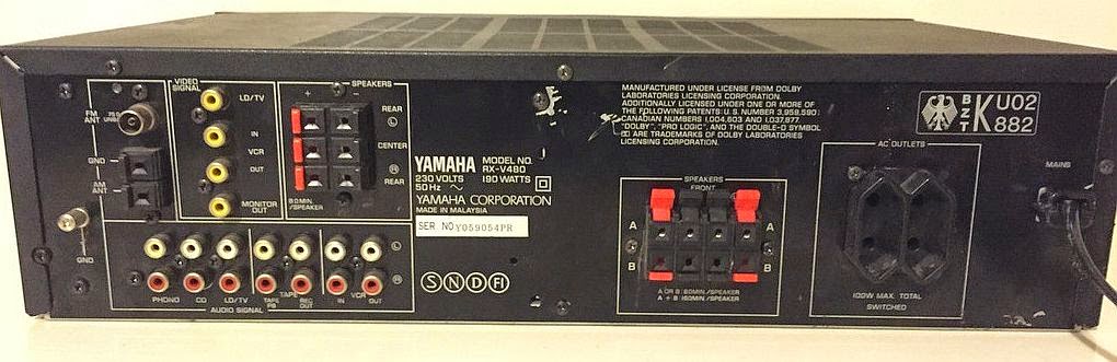 Yamaha RX-V480 - AV Receiver | AudioBaza