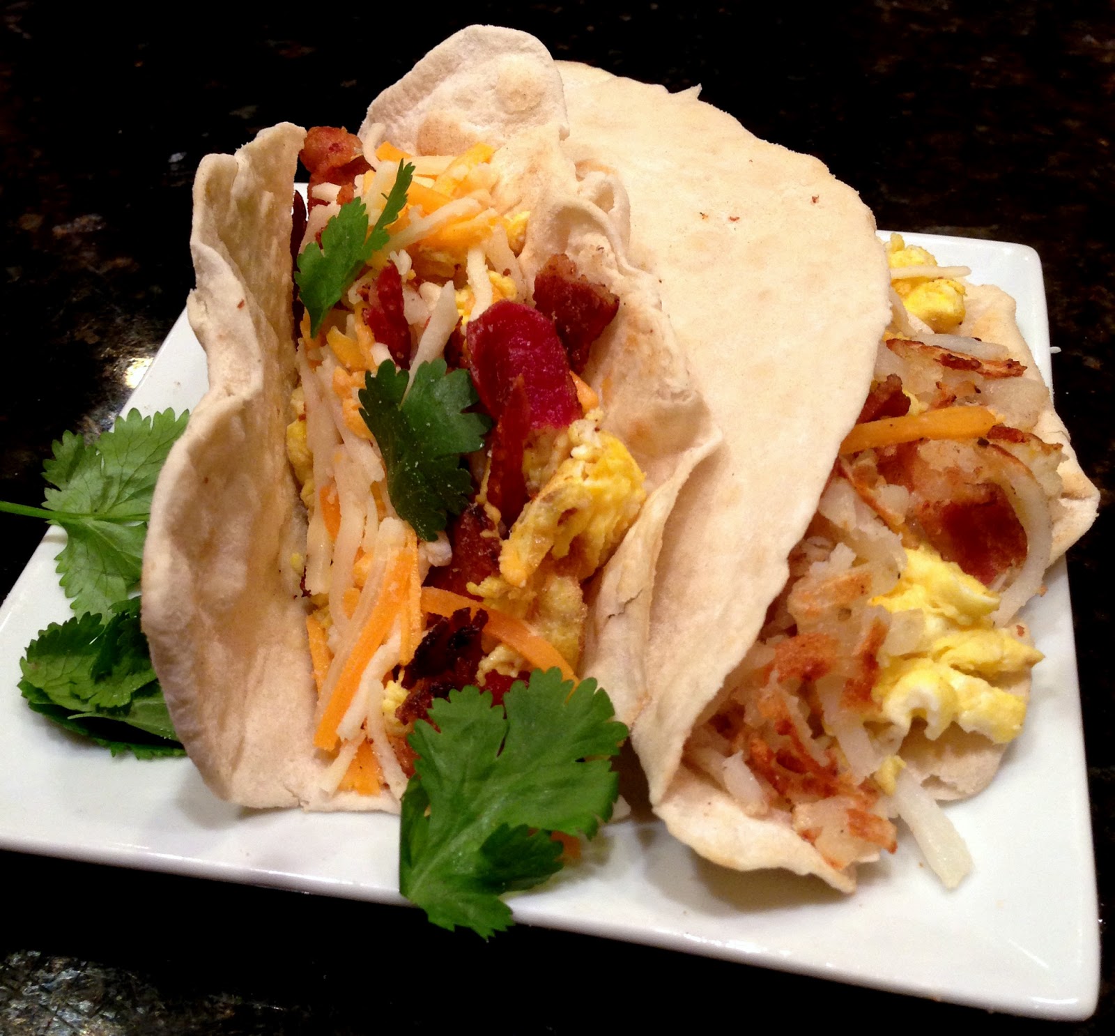 Party with Leah Bacon & Egg Breakfast Tacos
