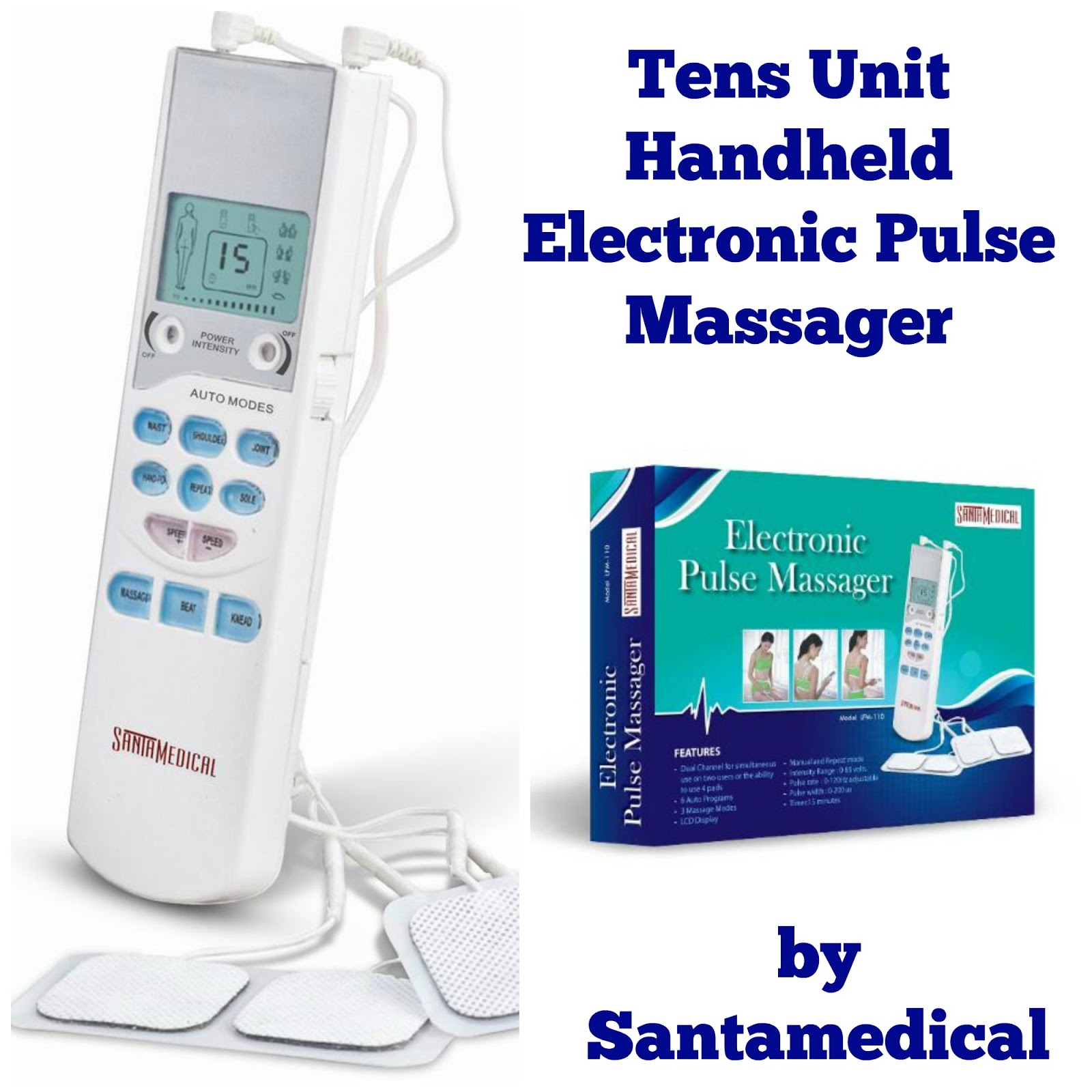 GlamRiver Santamedical LFM110 Tens Unit Review & Giveaway