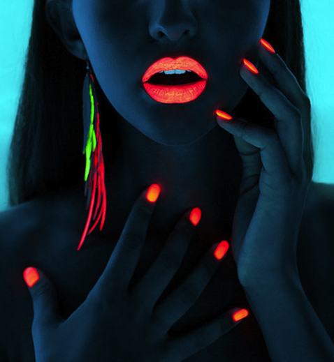 UV Black Light Body Paint Art