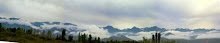 View of the Mountains from Lake Issyk-Kul, Kyrgyzstan