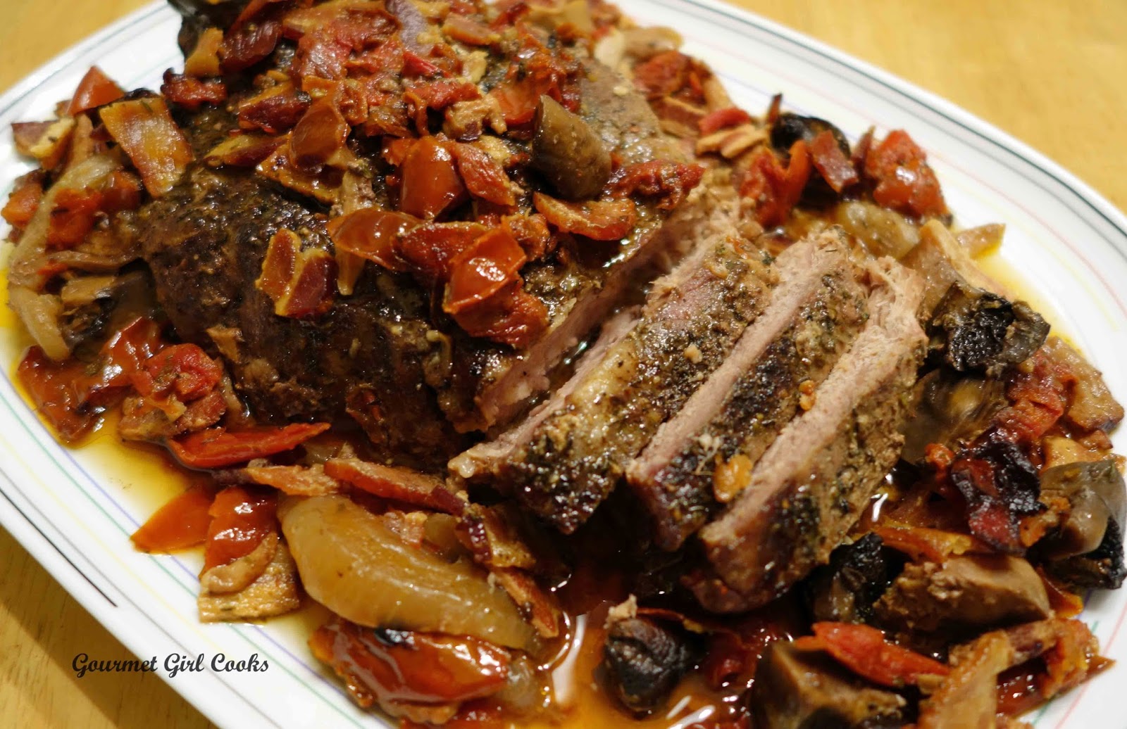 Gourmet Girl Cooks Slow Cooker Pot Roast Beef Bourguignon Style