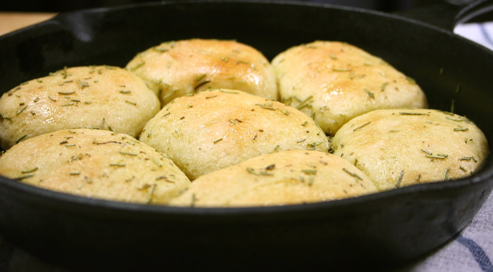 Just A Darling Life Olive Oil Rosemary Dinner Rolls