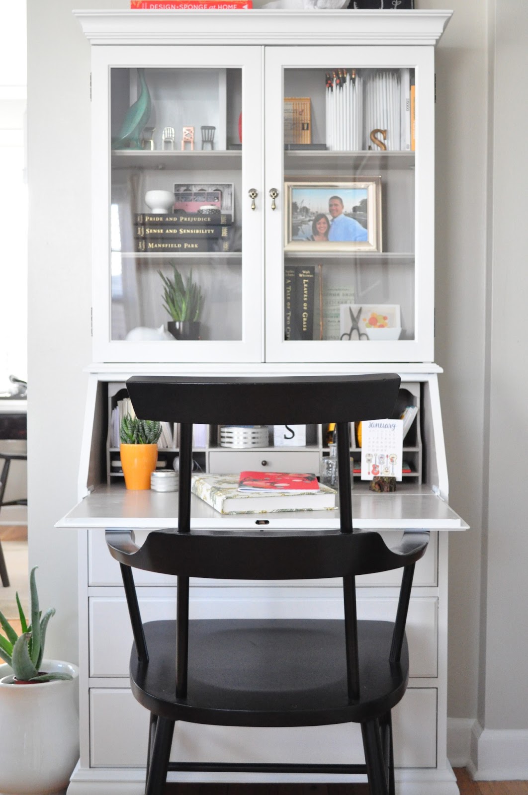 Just So Lovely A Secretary Desk Makeover