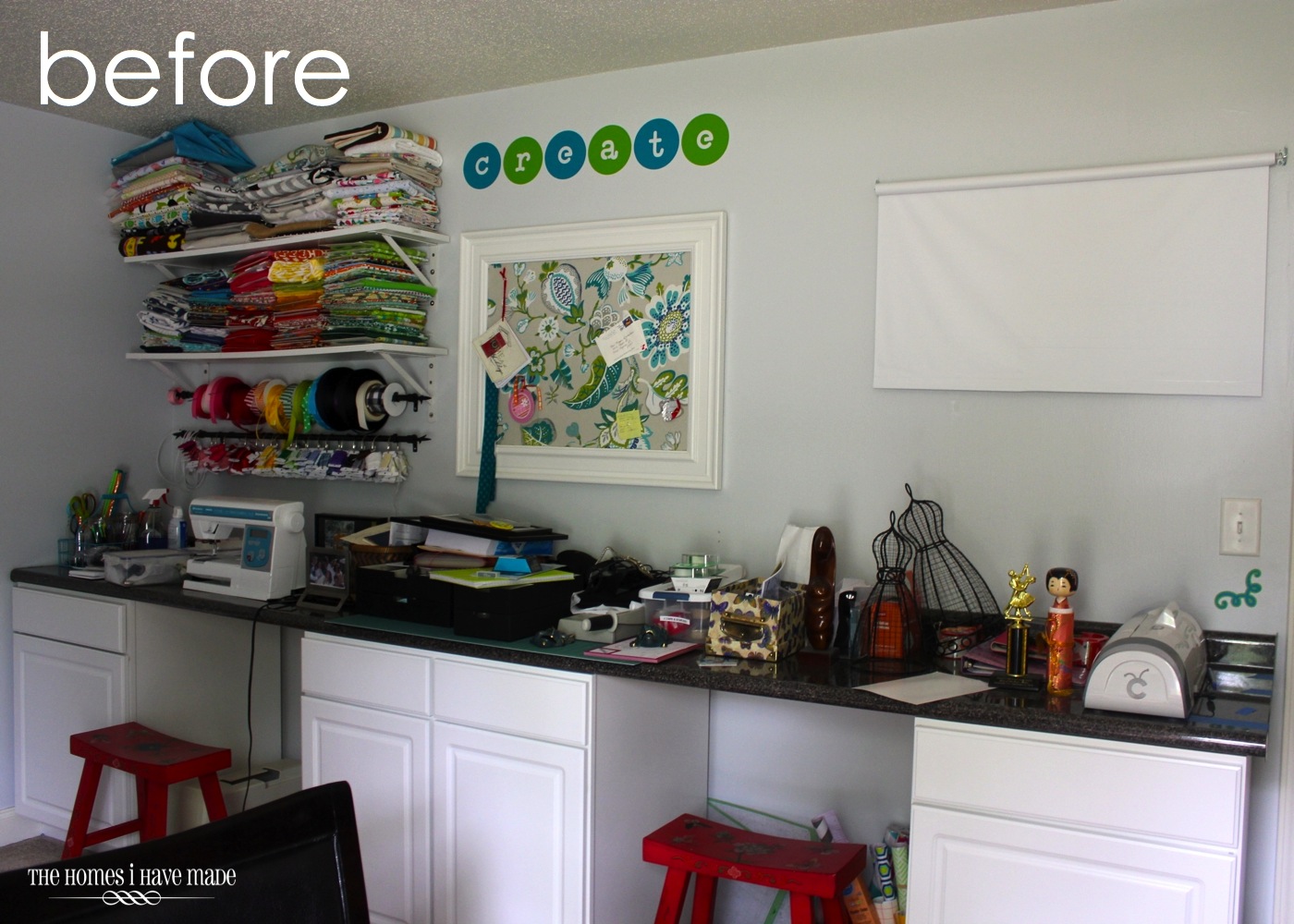 My Summer Project - a Craft Room/Office Makeover! | The Homes I Have Made