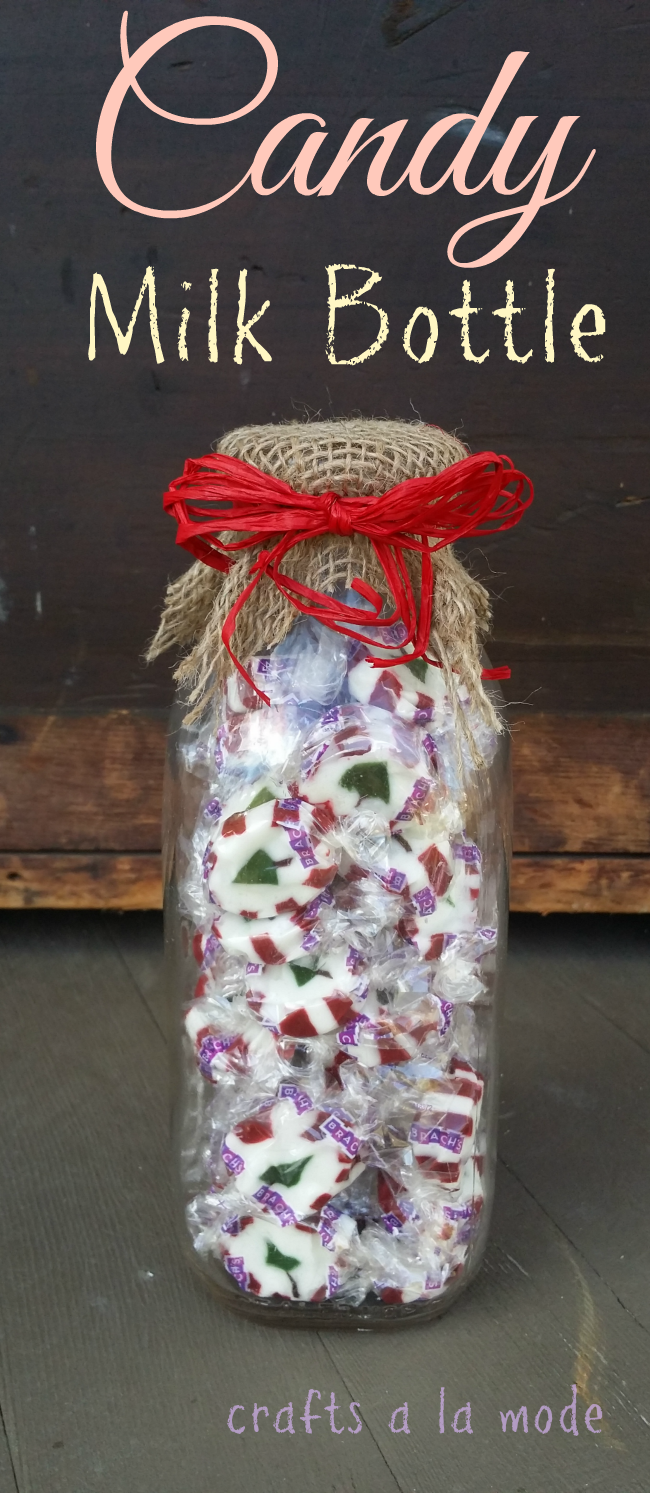 Milk cute bottle gifts bottles crafts gift starbucks candy diy frappuccino glass neighbors workers recycle christmas choose Cute Candy Milk Bottle Gifts for Co-workers and Neighbors - Crafts a la