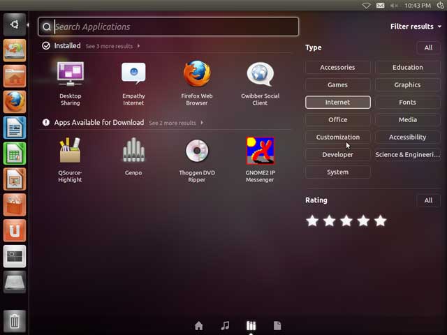 Ubuntu Menu