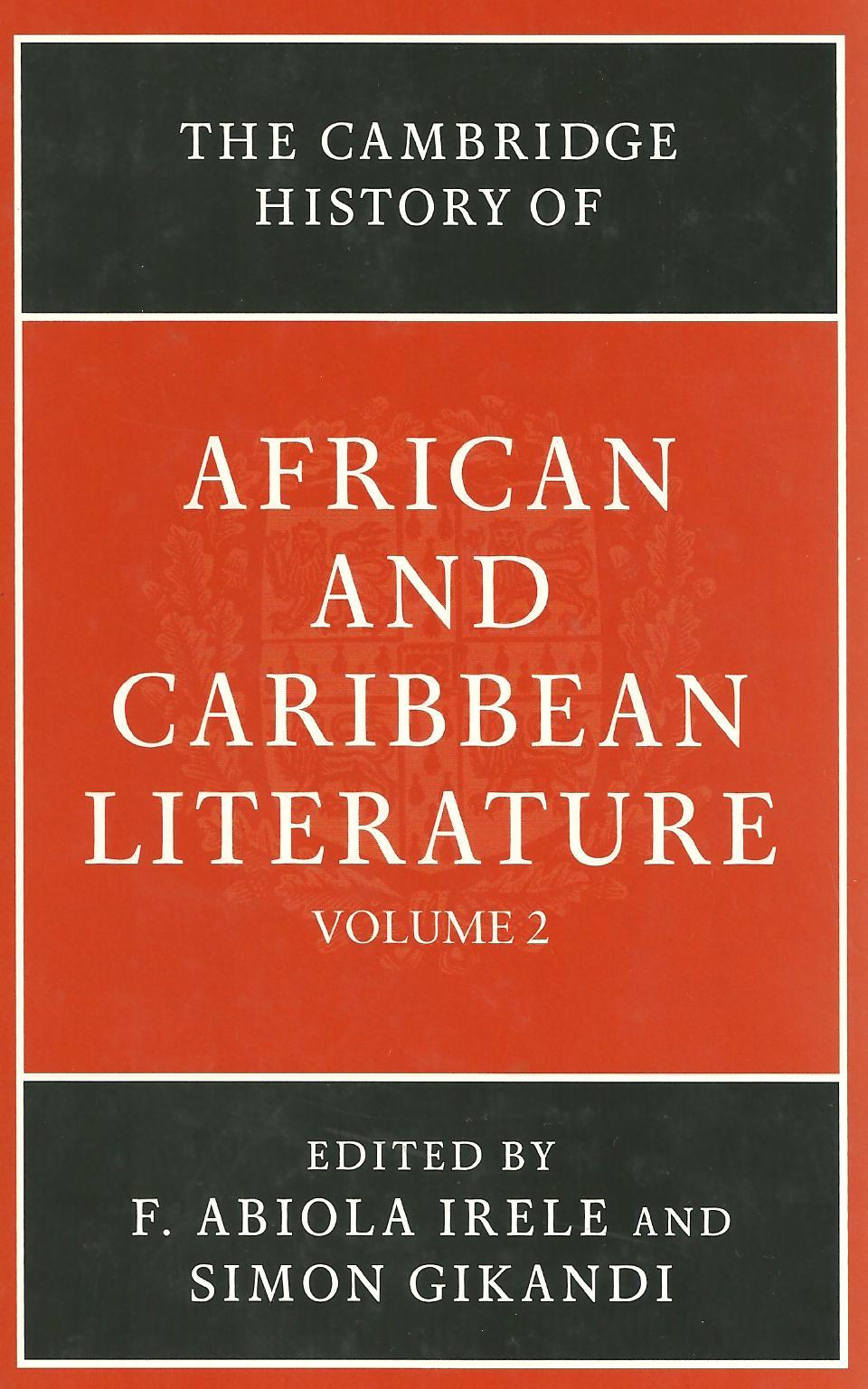 AFRICAN AND CARIBBEAN LITERATURE