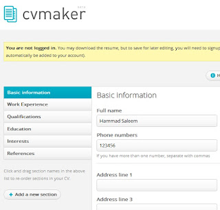 cv maker free online cv maker free online