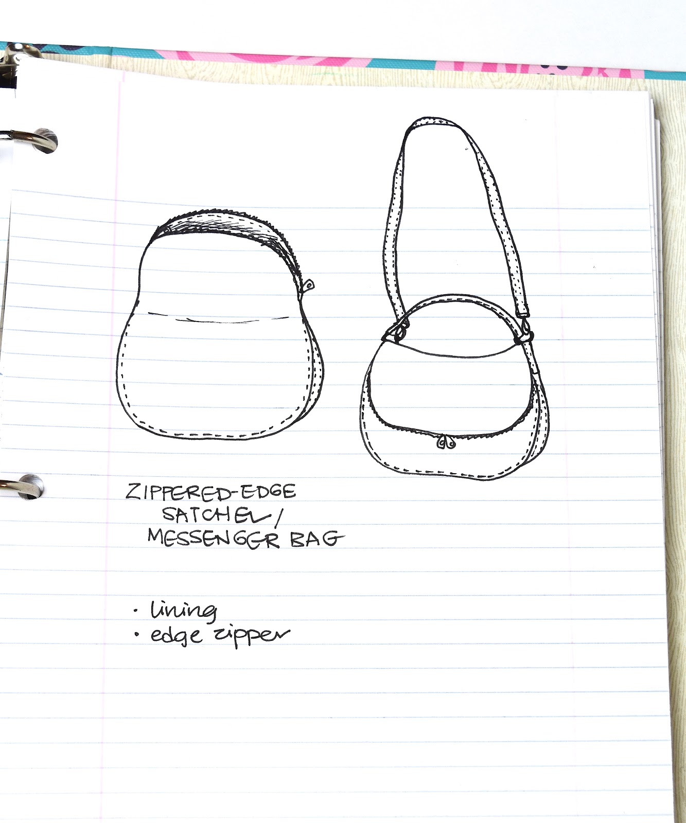 ikat bag Zip A Bag Chapter 8 FoldOver Shoulder bag