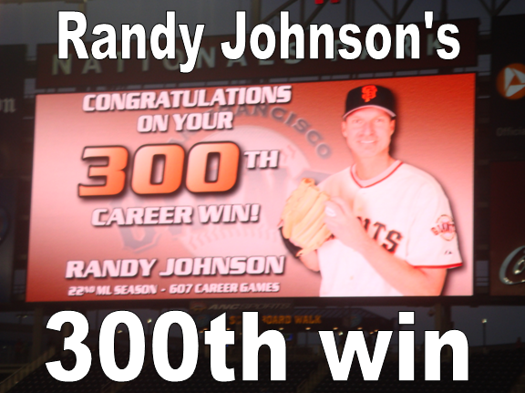Happy anniversary to Randy Johnson's 20-strikeout game