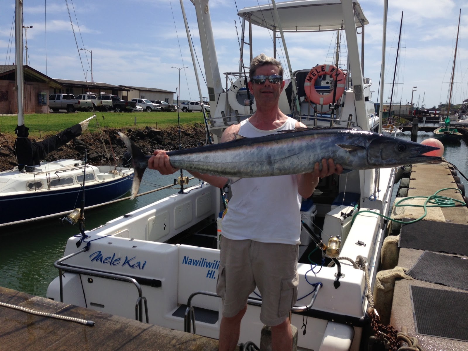 Clure Fishing Chaters Kauai Hawaii Wahoo Fishing Kauai