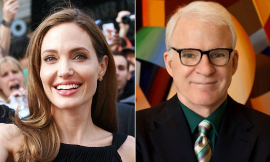 Angelina Jolie, Steve Martin to receive honorary Oscars