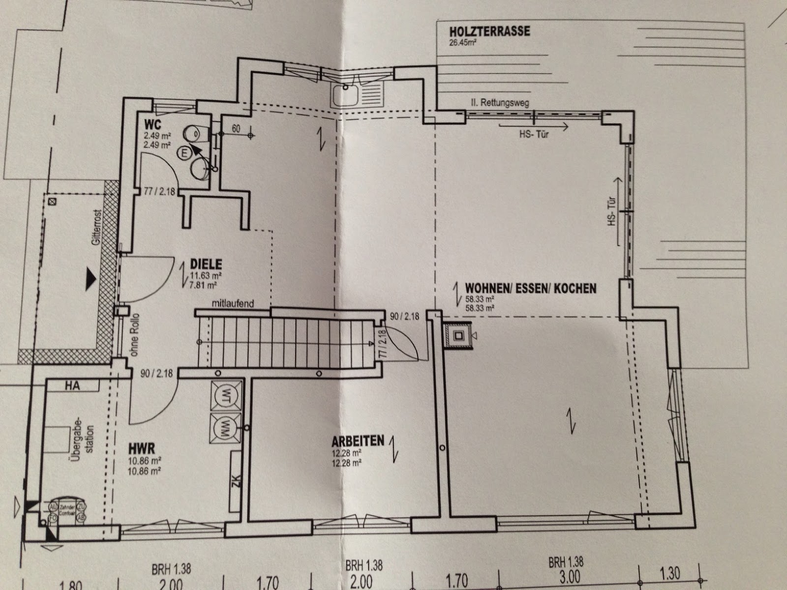 Fuchsbau mit Froschteich Der Grundriss