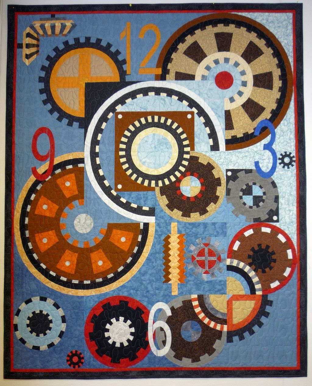 north winds quilting The Clock Quilt