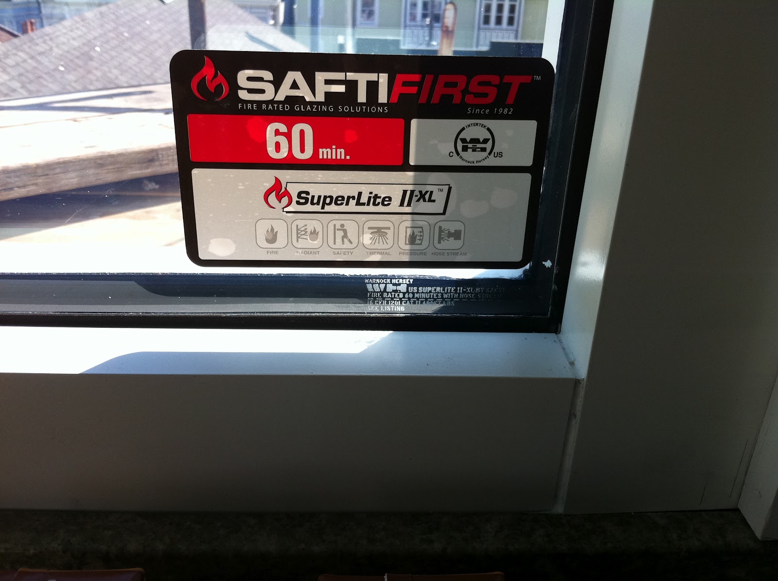Fire Rated Wall Protection Window • OT Glass