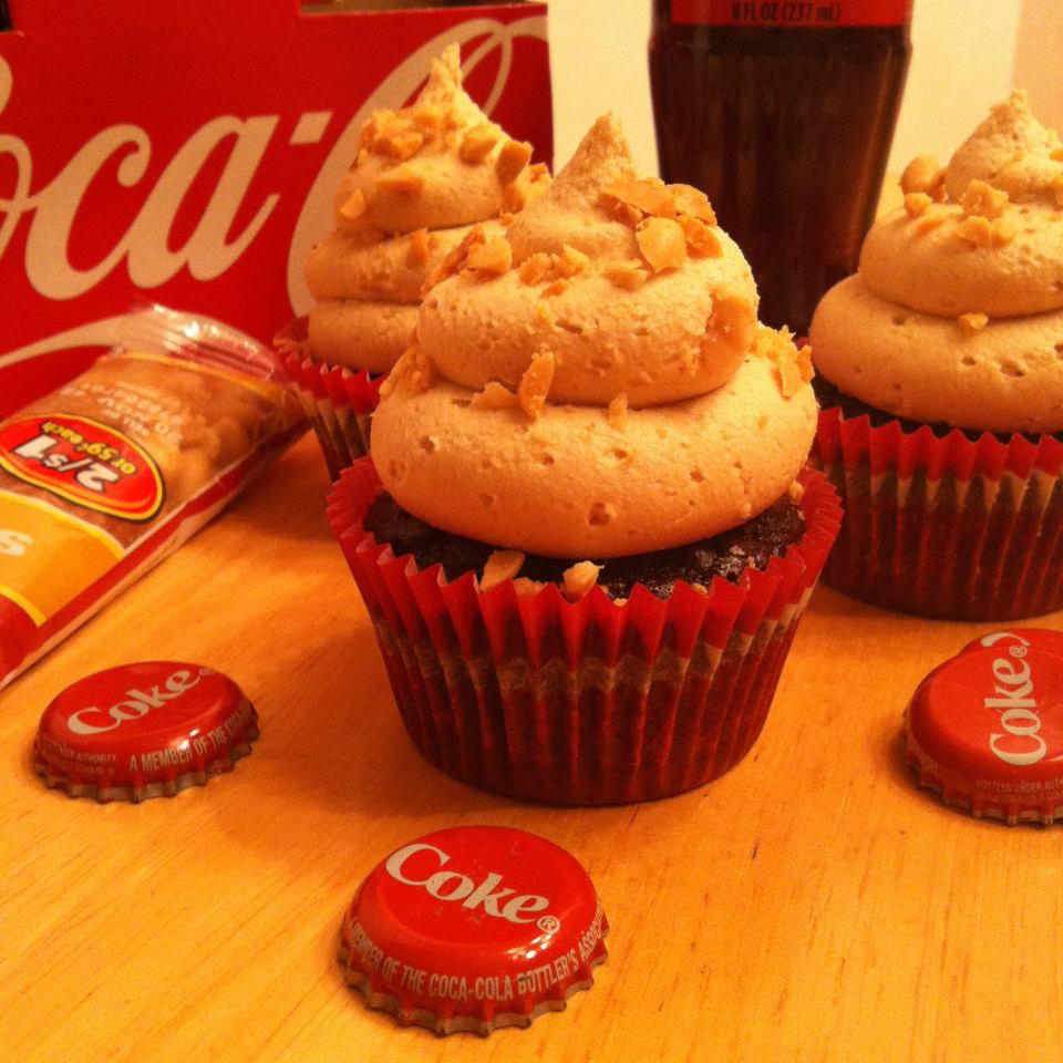 Cakes by Becky Peanuts & CocaCola Cupcakes