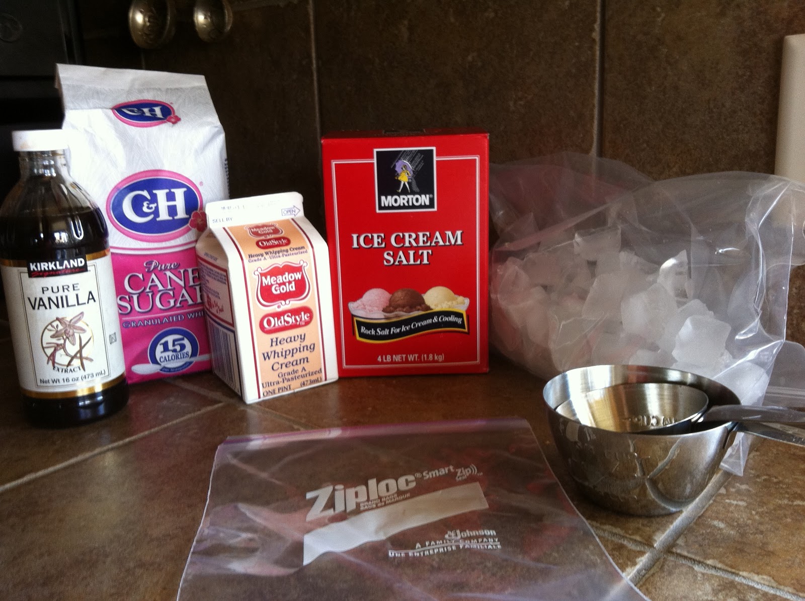 Cristy Crafty Sweet Summer Science Fun (Ziplock Bag Ice Cream)