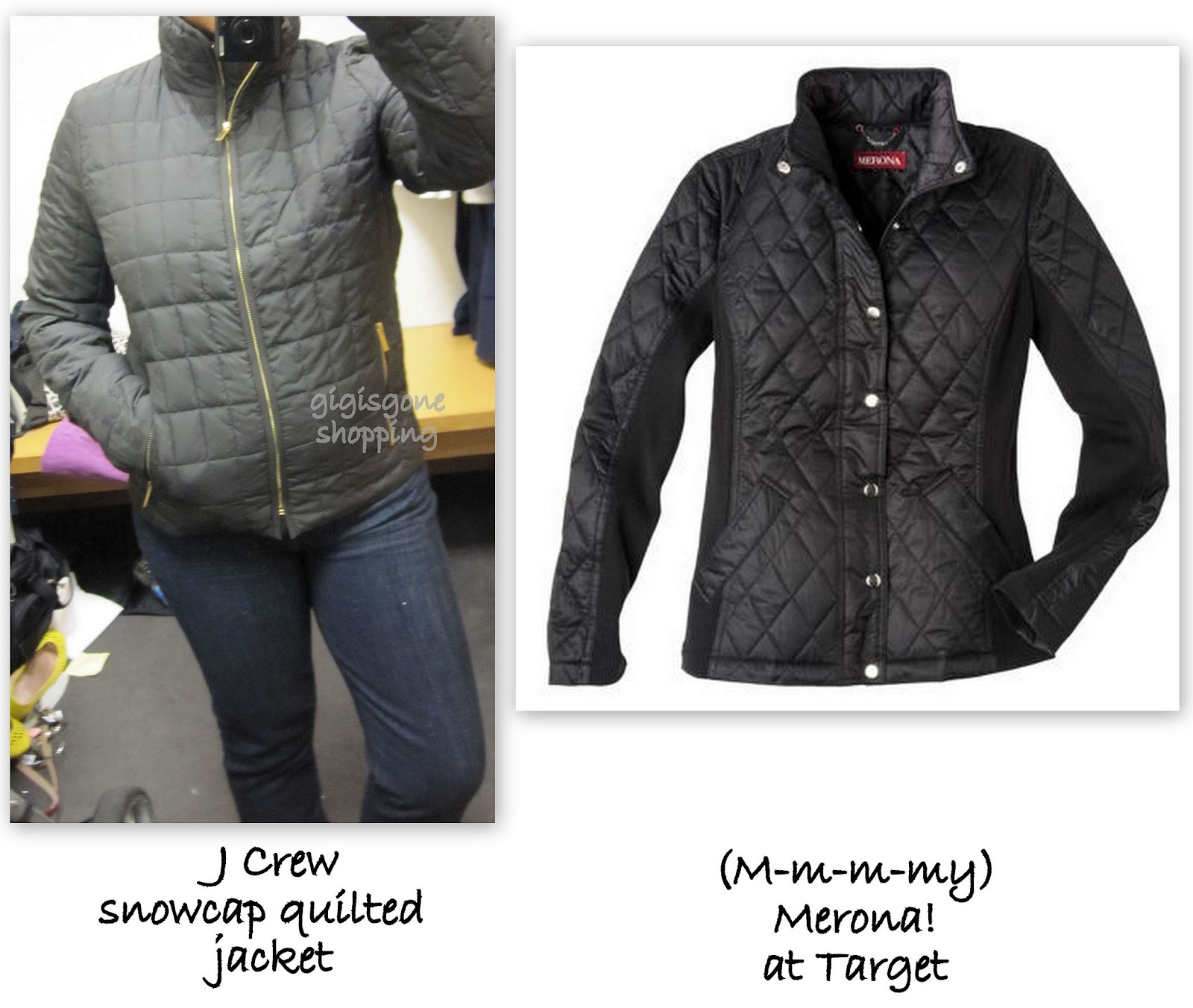 target quilted jacket