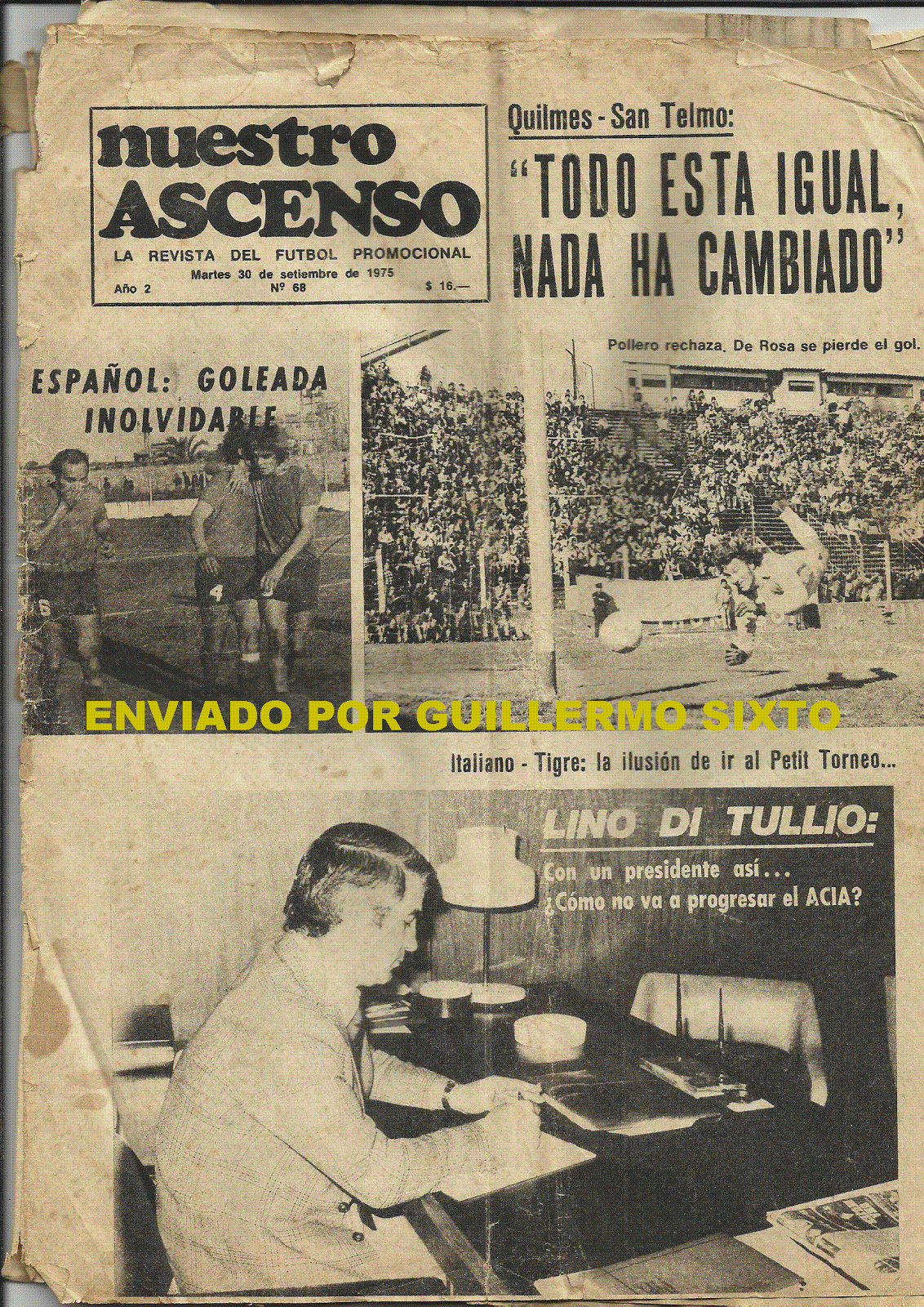 Revista Ascenso, Deportivo Español