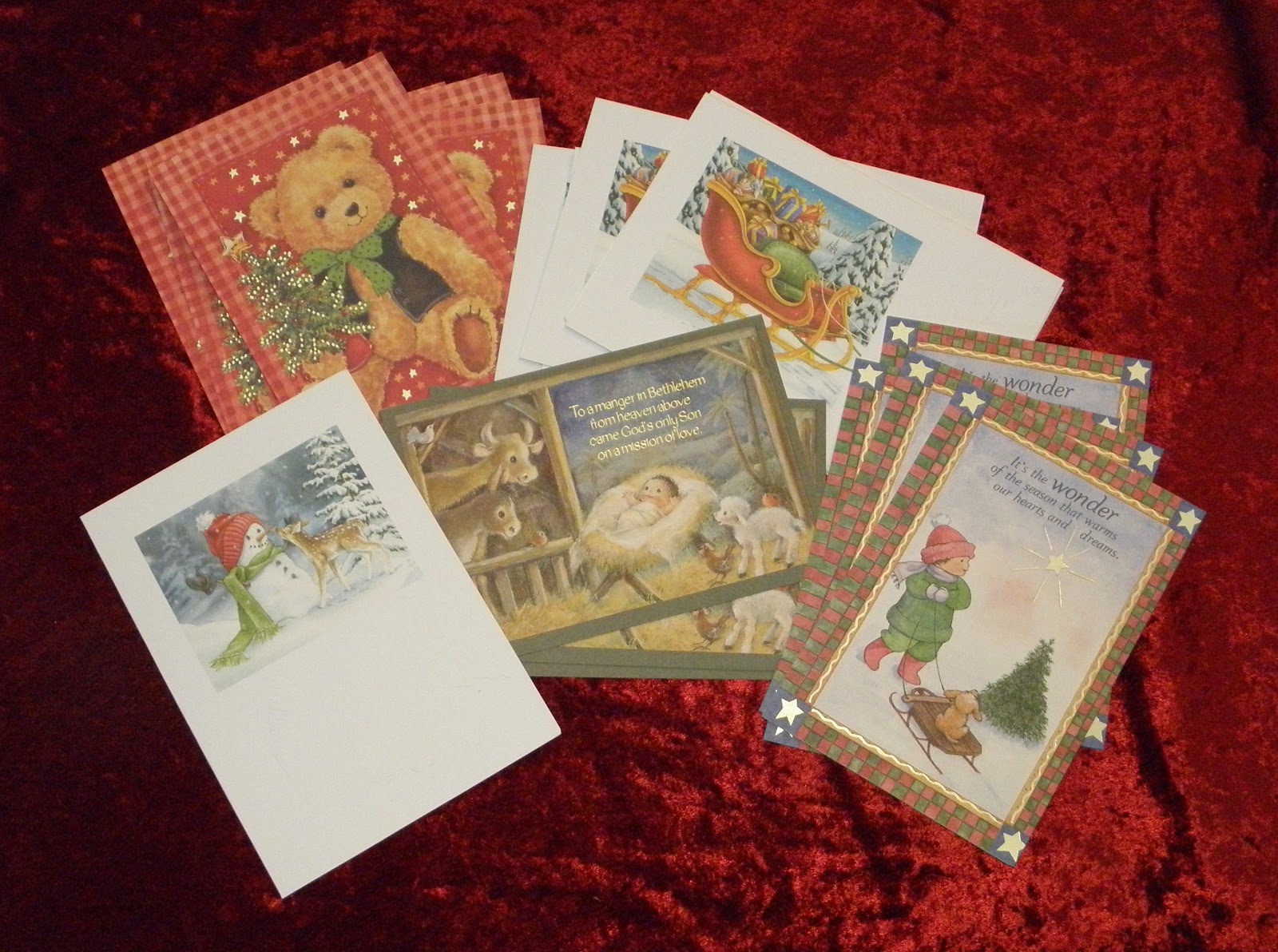 This is My Life... Unused Cards of Christmases Past!