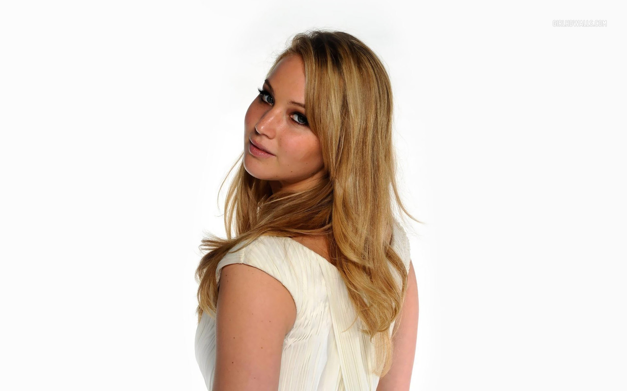 Jennifer Lawrence in White Top