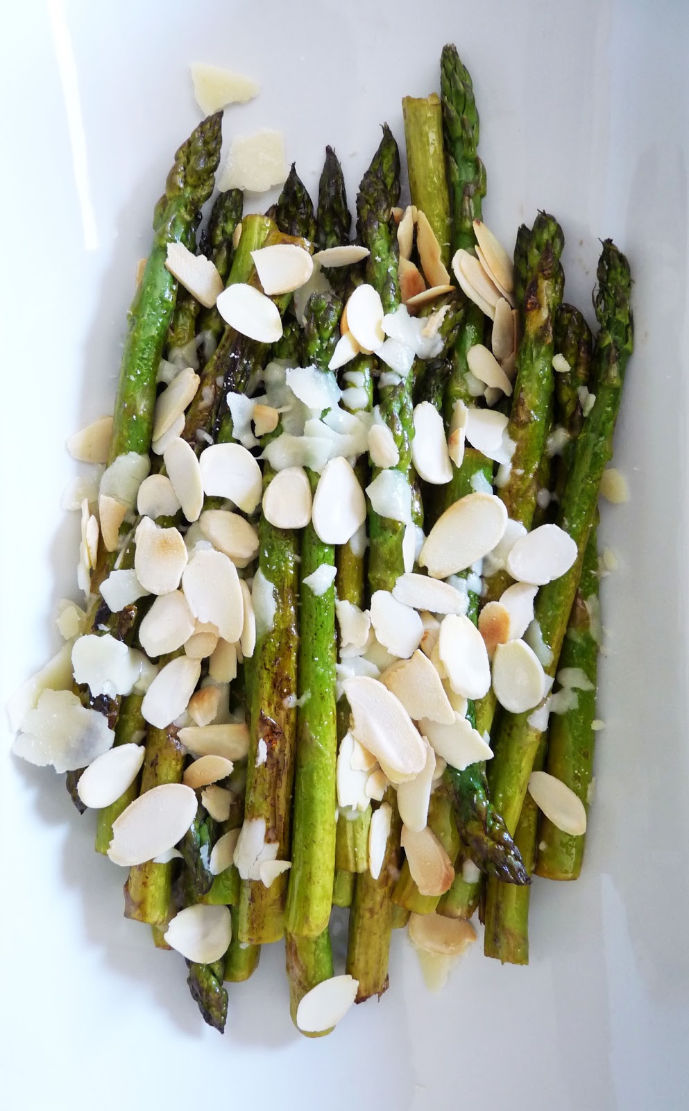 Balsamic Roasted Asparagus with Toasted Almonds